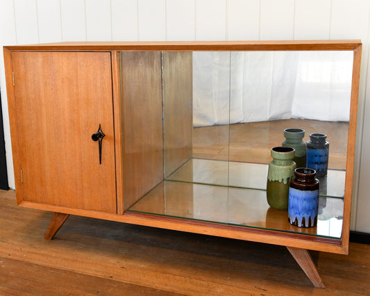 Mid Century Tas Oak Cabinet