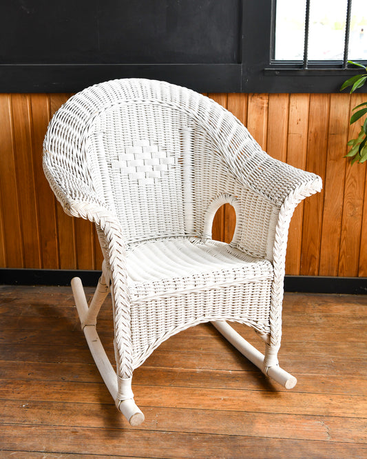 Vintage Cane Rocking Chair