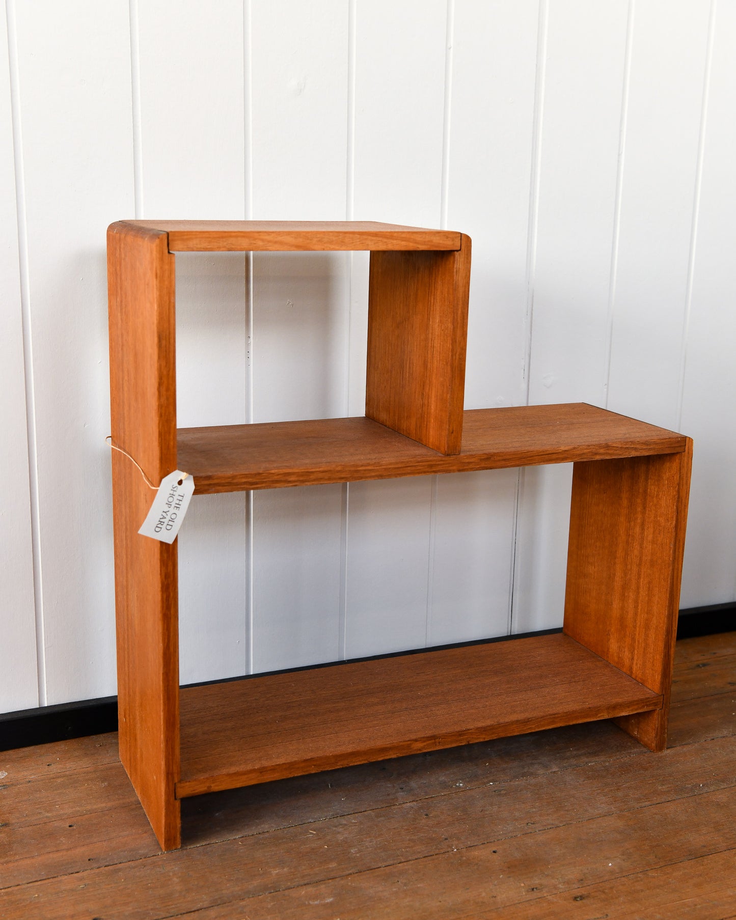 Mid Century Tas Oak Waterfal Shelf - Small