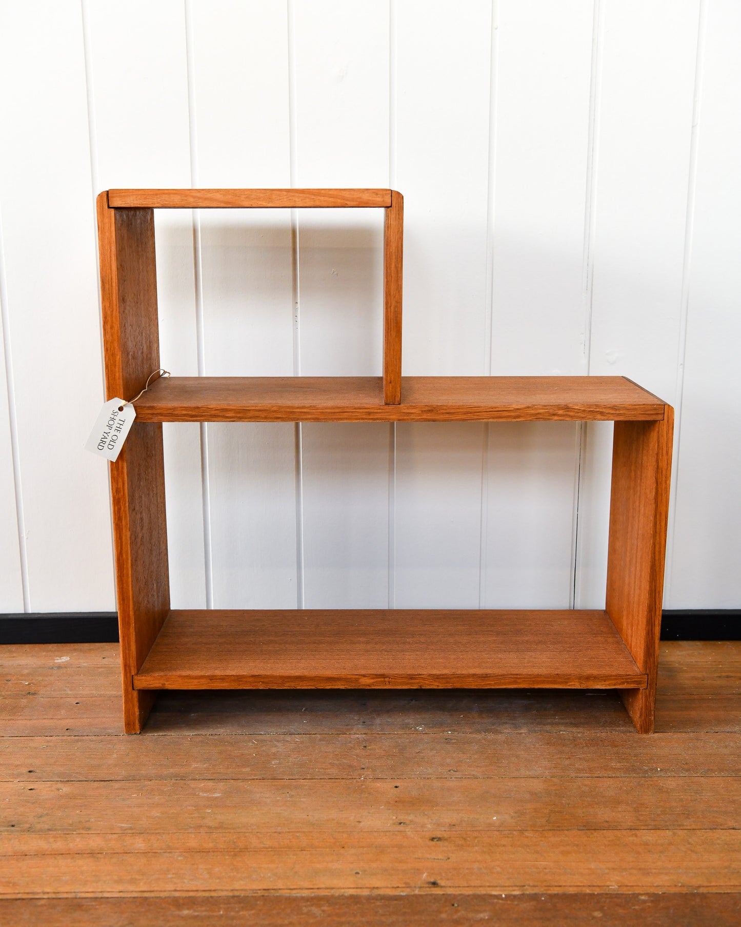 Mid Century Tas Oak Waterfal Shelf - Small