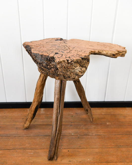 Solid Wood Burl side Table