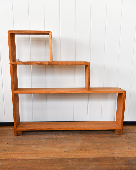 Mid Century Tas Oak Waterfall Shelf