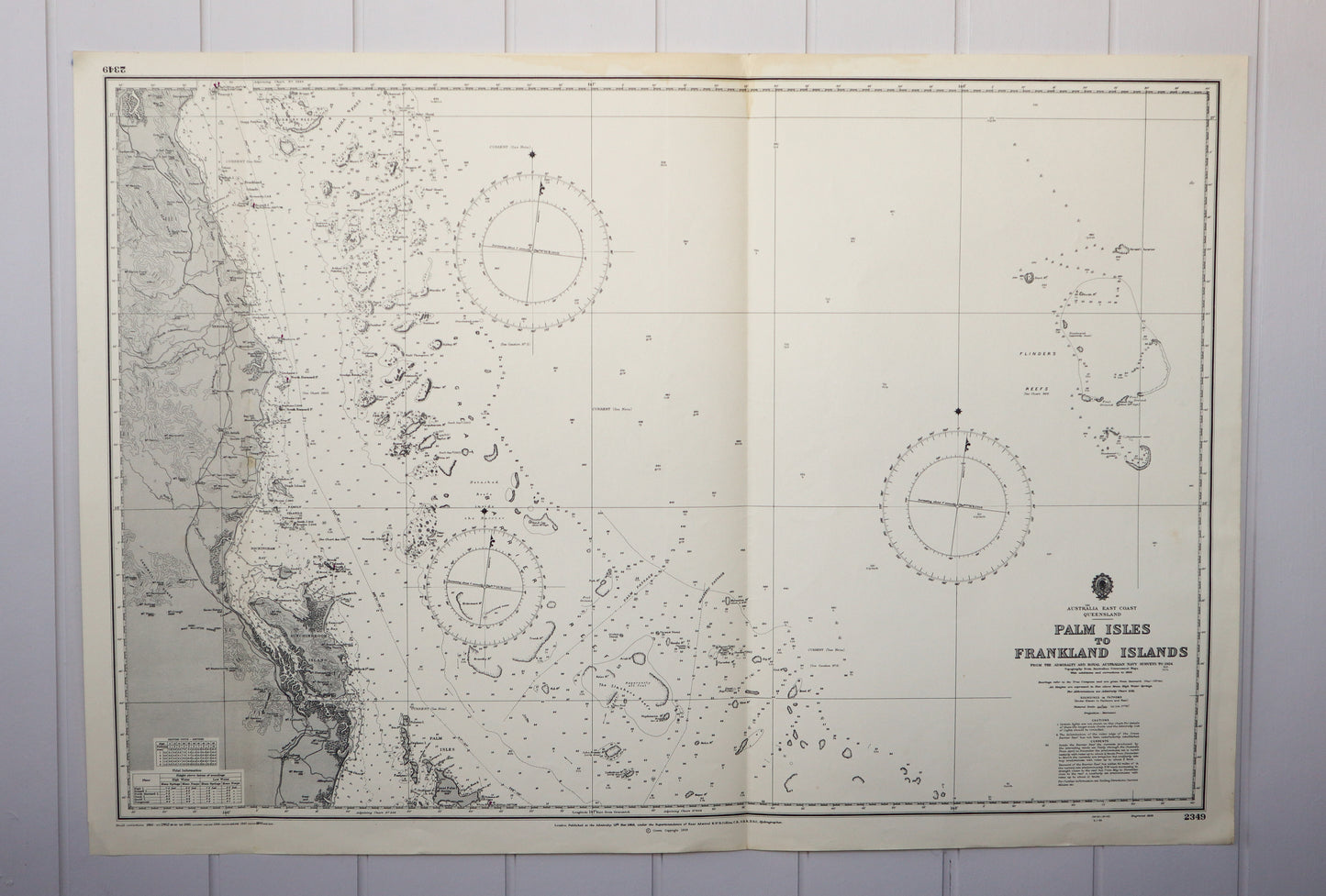 QLD - Palm Isles to Frankland Islands - 2349 Chart / Map