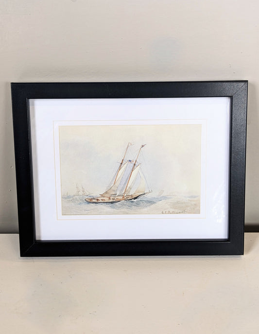 "The Schooner Yacht Dauntless" Print