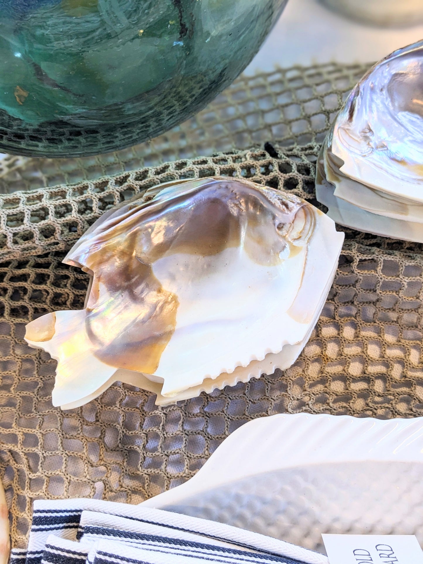 Japanese Mother of Pearl Vintage Fish Dish