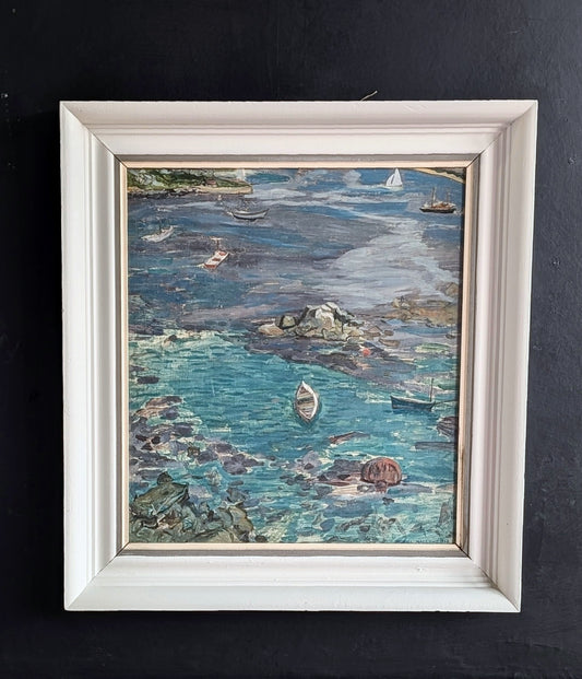 "Cornish Cove" 1963 Original Painting