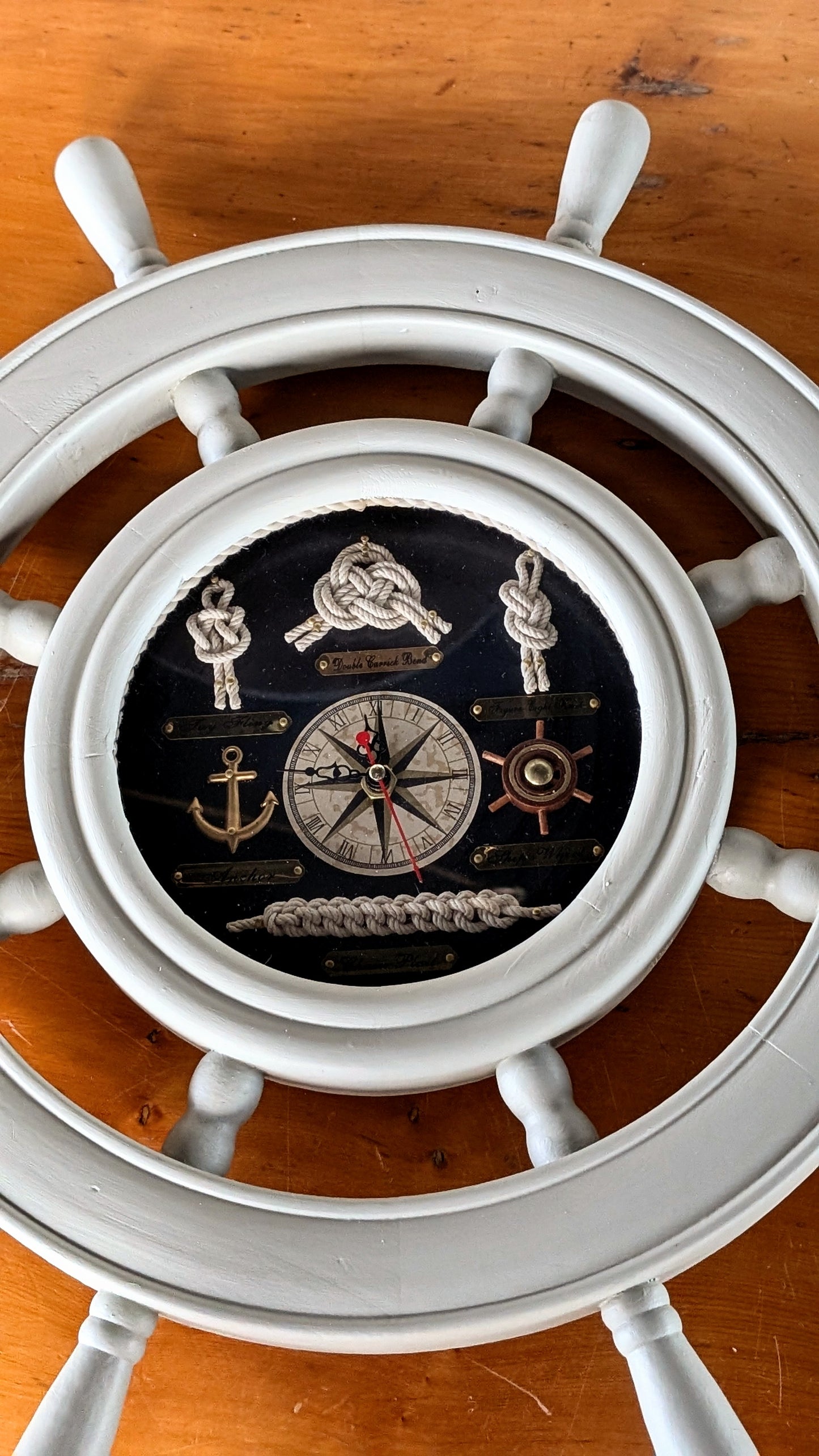 Ships Wheel Clock