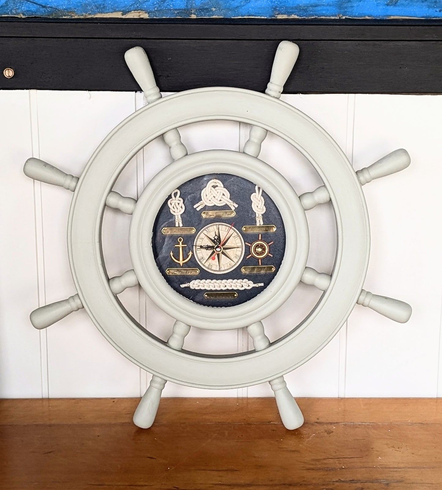 Ships Wheel Clock