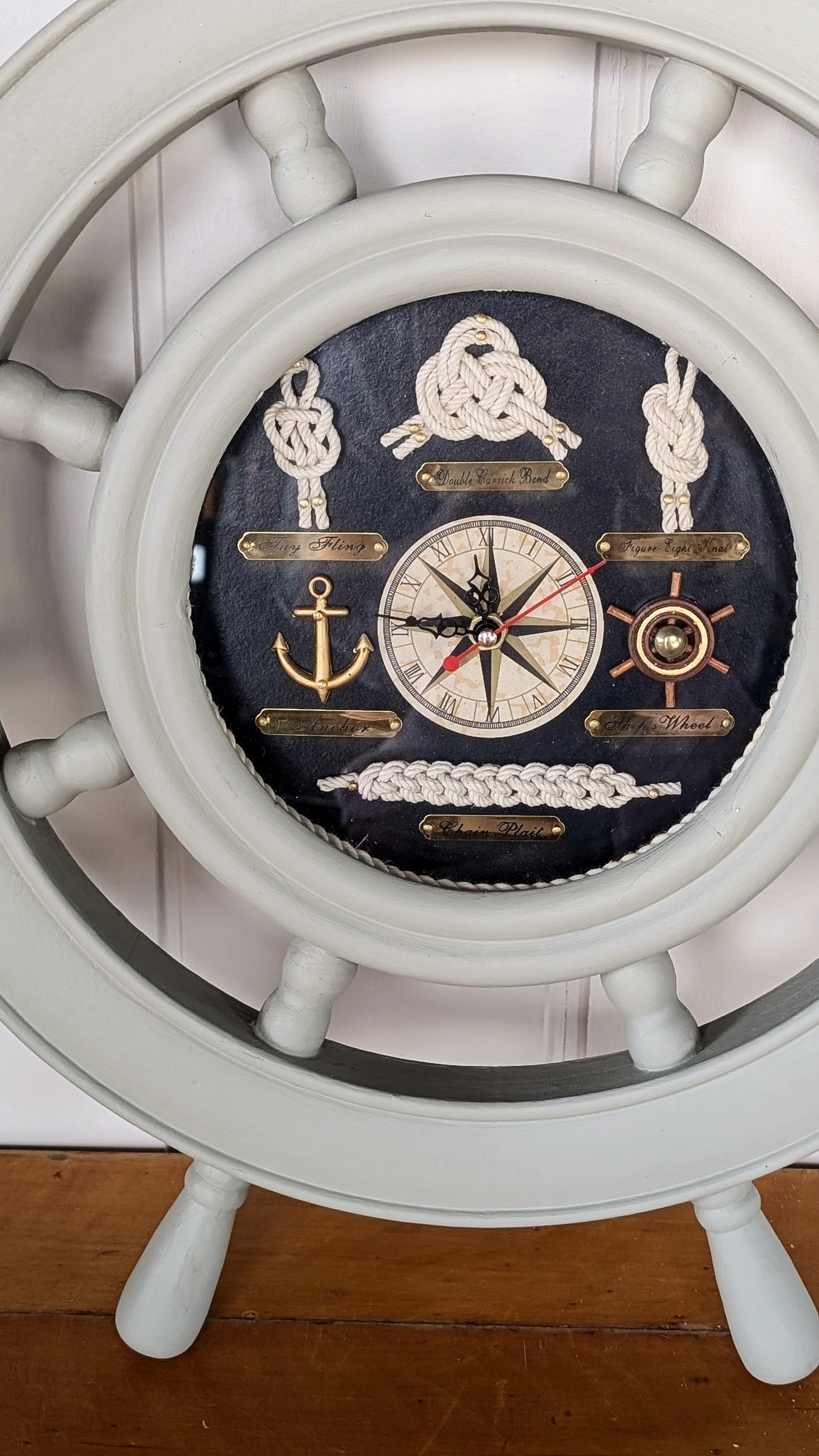 Ships Wheel Clock