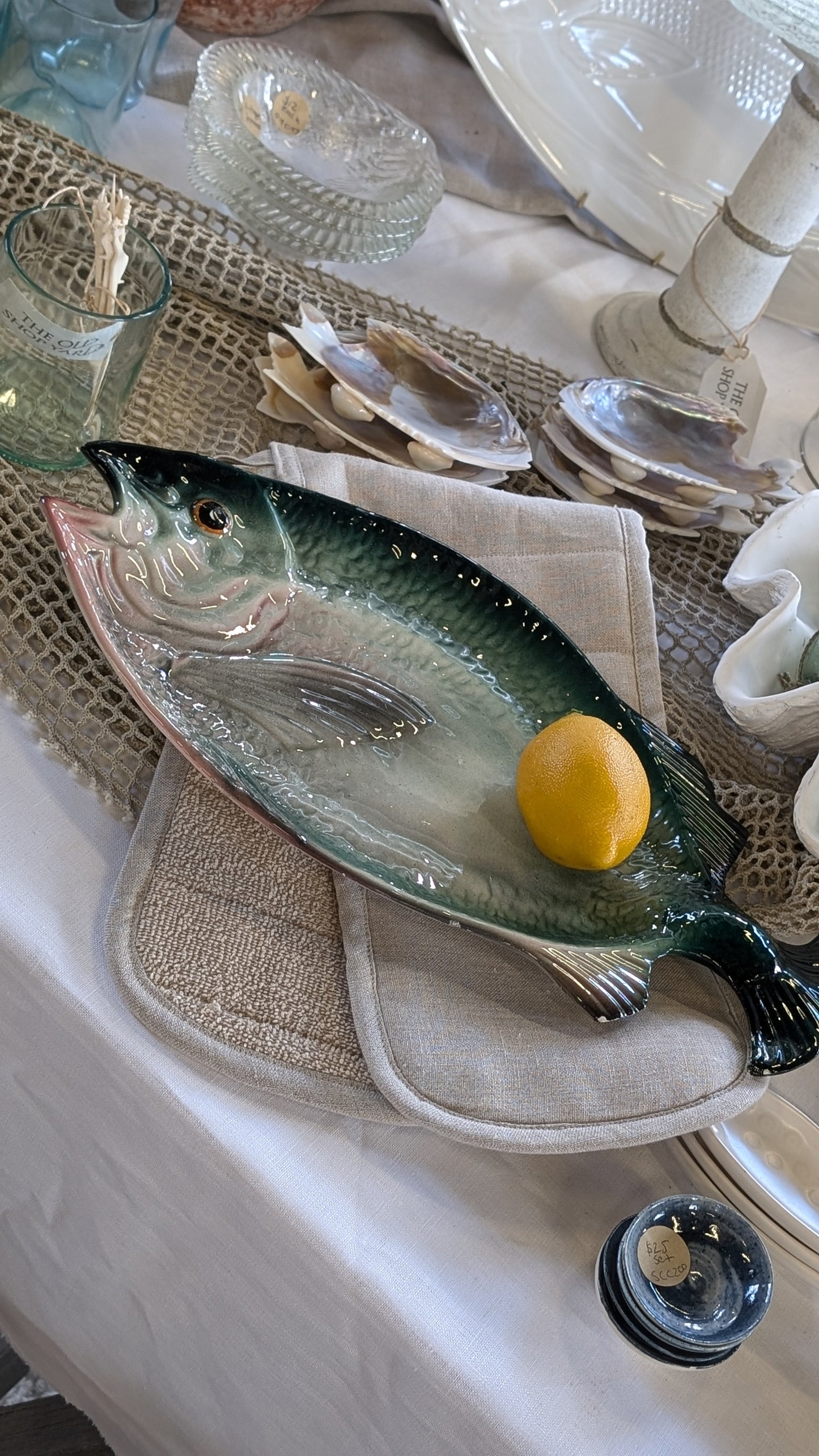 Italian Vintage Fish Platter