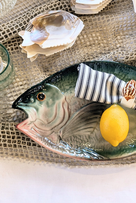 Italian Vintage Fish Platter