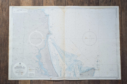 QLD - Approaches to Moreton Bay Aus 115 Chart / Map