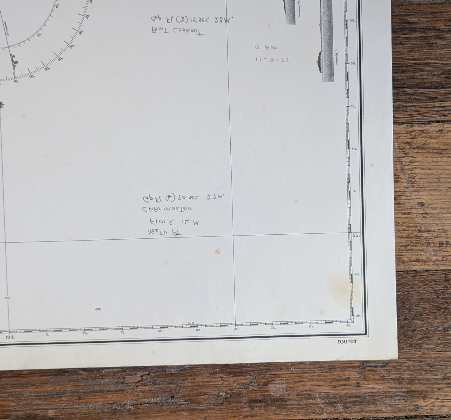 QLD / NSW - 1963 Wooli Head to Cape Moreton including Byron Bay 1029 Chart / Map