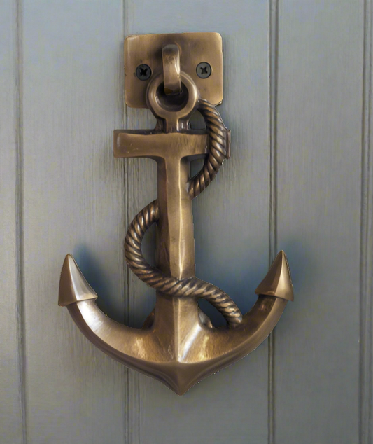 Brass Anchor Door Knocker