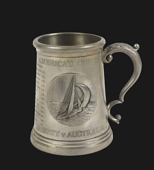 America's Cup Pewter Tankard