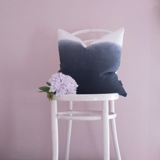 Navy-White-Ombre-Linen-Cushion-sami-couper-hobart-homewares-tasmania