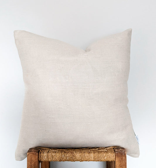 Natural Irish linen cushion